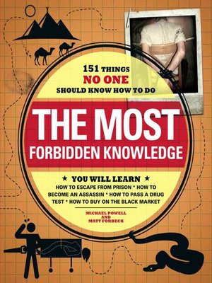 cover image of The Most Forbidden Knowledge